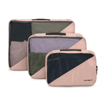 3 cubes de rangement compressibles