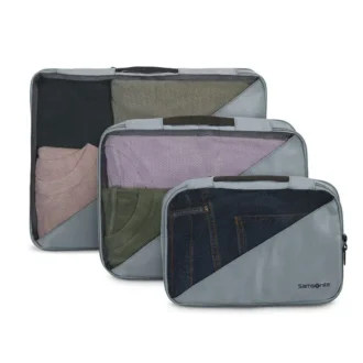 3 cubes de rangement compressibles