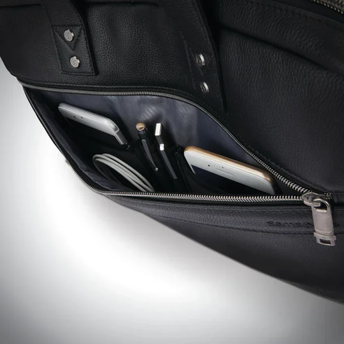 Porte-documents classique en cuir