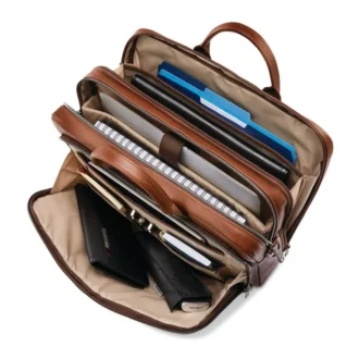 Sac à chargement par le haut en cuir classique