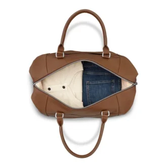 Sac de week-end classique en cuir