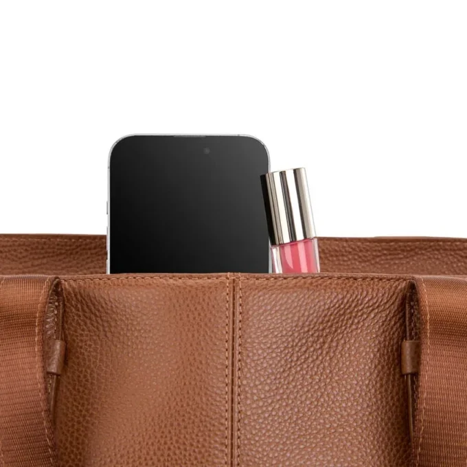 Solution mobile 2 cabas en cuir