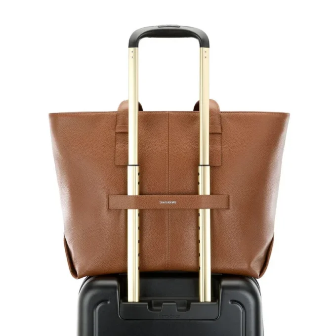 Solution mobile 2 cabas en cuir
