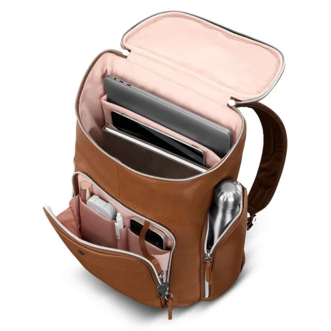 Solution mobile 2 : sac à dos de luxe en cuir