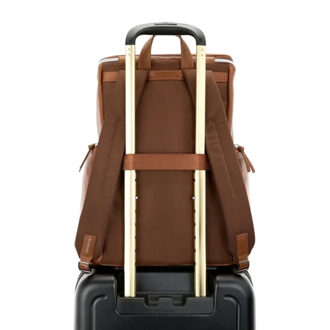 Solution mobile 2 : sac à dos de luxe en cuir
