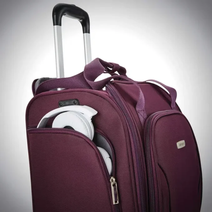 Valise spinner sous-siège avec port USB Valise spinner sous-siège avec port USB